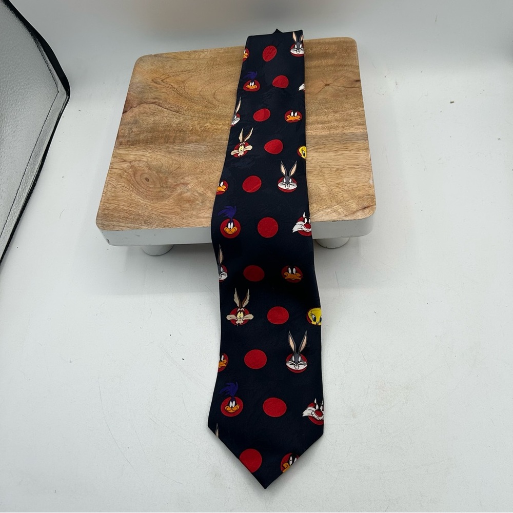 Vintage Looney Tunes Character Tie 1990s